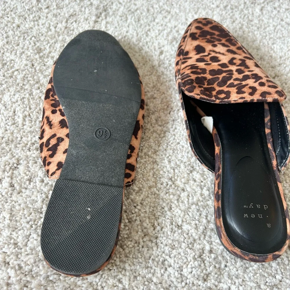 a new day Leopard Print Slip-On Loafers in Brown and Black - Picture 5 of 5